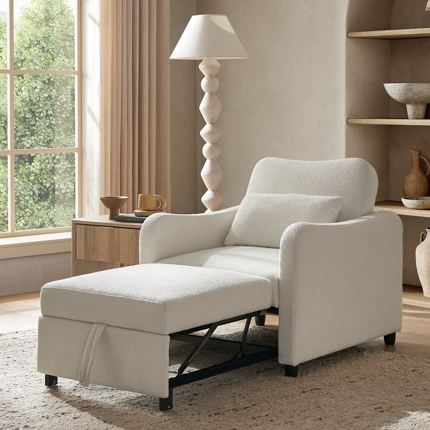 4-in-1 Convertible Sleeper Chair