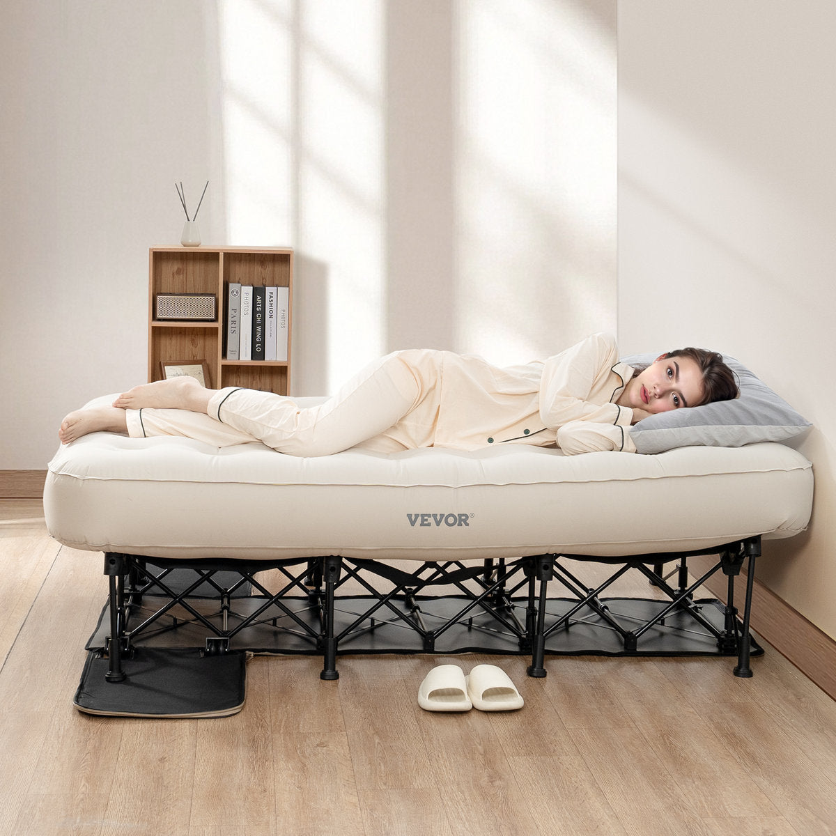 EZ-Bed (Full Size) Air Mattress with Frame & Rolling Case